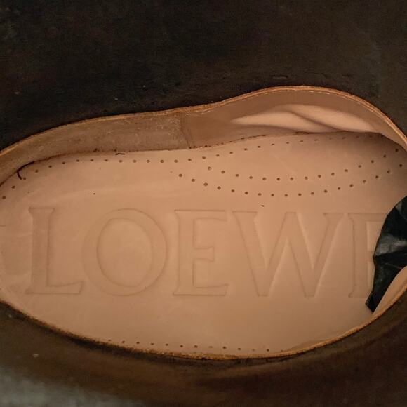 LOEWE Size 9 Campo Black Silver Harness Leather Pull On Boots - Picture 8 of 9